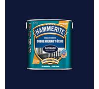Hammerite Esmalte Liso Satinado, Azul Oscuro, 2.5 l (Paquete de 1)