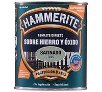 Hammerite Esmalte Liso Satinado, Gris, 750 ml (Paquete de 1)
