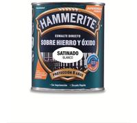 hammerite esmalte metalico satinado blanco 0.750l 5093743