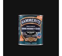 hammerite esmalte metalico satinado negro 0.750l 5093689