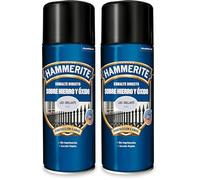 Hammerite Sprays de pintura, Plata, 400 ml (Paquete de 2)