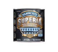 HAMMERITE SUPERIA-Esmalte Antioxidante al Agua Brillante Gris Oscuro 750 ml Protección Antióxido hasta 12 años