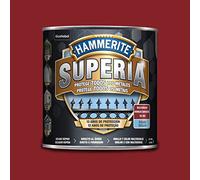 Hammerite Superia Esmalte antioxidante al agua Brillante Rojo Carruajes 2,5 L