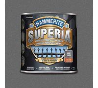 Hammerite Superia Esmalte antioxidante al agua Liso efecto Forja Gris 2,5 L