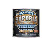 HAMMERITE SUPERIA-Esmalte Antioxidante al Agua Liso Efecto Forja Negro 2,5 L Protección Antióxido hasta 12 años