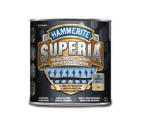 HAMMERITE SUPERIA-Esmalte Antioxidante al Agua Mate Gris Oscuro 2,5 L Protección Antióxido hasta 12 años