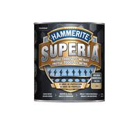 HAMMERITE SUPERIA-Esmalte Antioxidante al Agua Mate Gris Oscuro 750 ml Protección Antióxido hasta 12 años
