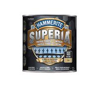 HAMMERITE SUPERIA-Esmalte Antioxidante al Agua Mate Negro 750 ml Protección Antióxido hasta 12 años