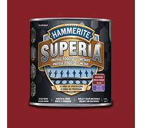 Hammerite Superia Esmalte antioxidante al agua Satinado Rojo carruajes 2,5 L