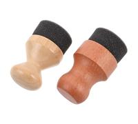 HAMPPLIES 2 Piezas Aplicador de Cera y Aceite para de con Mango de Madera Esponja Reutilizable para Mantenimiento de Superficies de Madera y Compuestas Cuidado Profesional para de Cocina
