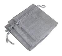 Hamthuit 50/100 unids/lote organza bolsa de regalo para joyería bolsas de cordón para boda Navidad bolsas de regalo embalaje de joyería