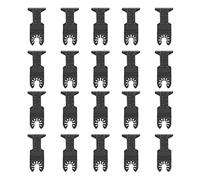 Hamwesh 44mm Oscilante Multi Herramienta Sierra Hojas, 20 Paquete Dientes | Cuchillas universales de acero con alto contenido de carbono con escala de profundidad de corte, para madera, plástico y