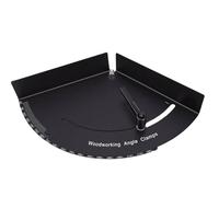 Hamwesh Abrazadera de Esquina de Acero Inoxidable, Accesorio de Sujeción para Carpintería en ángulo Recto Ajustable de 90-180 Grados con Diseño Oscilante, para Soldadura, Gabinete,