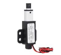 Hamwesh Actuador Lineal Eléctrico, de 15 Mm, Empuje 150 N, Mini Actuador Lineal de Velocidad 4 Mm, de Movimiento Pequeño con Interruptor de Límite DC24 V para Maquinaria Agrícola Industrial