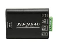 Hamwesh Adaptador USB a CAN FD, Aislamiento Galvánico de Doble Canal de Aleación de Aluminio de Grado Industrial, Analizador de Bus CAN FD, Analizador de Protocolo con Controladores y Software