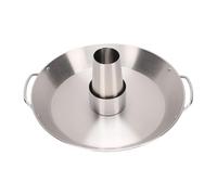 Hamwesh Asador de Cerveza para Pollo de Acero Inoxidable Desmontable para | Soporte redondo para asador de pollo con calefacción uniforme, accesorio para barbacoa fácil de limpiar con bandeja para