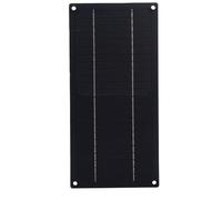 Hamwesh Controlador de Carga Solar, Kit de Controlador de Panel Solar de Silicio Monocristalino de 6 W, Kit de Panel con Circuito Inteligente de Carga de Alta Corriente y Flexible para