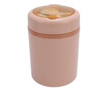 Hamwesh Fiambrera Eléctrica Calentador de Alimentos, Acero Inoxidable 304 Alimentado por USB, Temperatura Constante de 60 °C, a Prueba de Fugas, 600 Ml, Lonchera Portátil con Cuchara (PINK)
