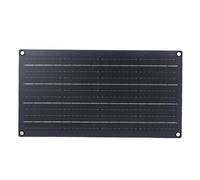 Hamwesh Kit de Panel Solar Monocristalino de 20 W, Panel Solar Portátil, Controlador de Carga de 60 A con Circuito Inteligente, Salidas USB Duales para Teléfonos Inteligentes, Bancos de Energía,