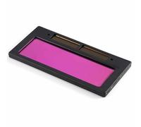 Hamwesh Lente de Soldadura de Oscurecimiento Automático Solar, 2 Piezas, Filtro Automático de Casco de Soldadura, Batería de 30 MAh, Lente de Color Verdadero DIN11 de Visión Clara para Revestimiento
