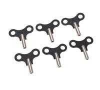 Hamwesh Llave de Cuerda para Reloj, Acero, 6 Piezas, Compacta y Liviana para Llave de Reloj de Abuelo, de Vintage con Juego de Repuesto para Relojes Despertadores de Pared y Piso
