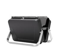 Hamwesh Parrilla de Barbacoa Plegable, Mini Parrilla de Carbón Portátil de Acero Inoxidable con Diseño de Maleta, de Camping Portátil para Acampar, Picnic, Hacer Cola, Mochilero y Cocinar Al Aire