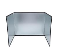 Hamwesh Protector antisalpicaduras de 3 lados, panel aislante plegable de hierro contra salpicaduras de aceite, pantallas antisalpicaduras resistentes al calor.