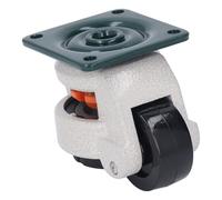 Hamwesh Rueda Niveladora, Rueda de Vástago Niveladora de Ajustable de 51 Mm Industrial con Base de Goma de Nailon para Bancos de Trabajo Muebles Pesados Equipos Máquinas