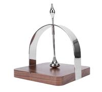 Hamwesh Servilletero, Bola Ponderada de Madera de Nogal de Primera Calidad, Dispensador de Servilletas Cuadrado con Bola Ponderada para Cocina, Restaurante, Bar, Oficina, Decoración del Hogar
