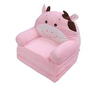 Hamwesh Sofá Plegable para Niños, Material de Felpa Suave y Corto, Reposabrazos Cómodos, sofá Cama Convertible Fácil de Limpiar, para Niños Pequeños con Diseño de Cremallera Fácil de Limpiar para y