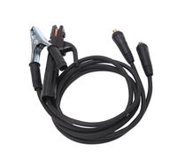 Hamwesh Soporte de Electrodo de Soldadura, Abrazadera de Tierra de Alto Contenido de Latón de 200 A con Cable de 1,5 M para Soldadura con Varilla MMA ARC, Sitio de Construcción, Uso Doméstico