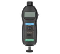 Hamwesh Tacómetro Digital, Contacto y sin Contacto 2 en 1, Rango Automático, Medidor de RPM LCD de 5 Dígitos, Tacómetro de Mano con 4 Sondas de, Función de Memoria para Ventilador de Motor