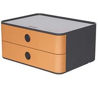 Han 1120-83 SART-BOX Allison - Cajonera apilable con 2 cajones, color marrón