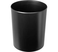 HAN 1x Papelera negra, 20 litros, 283x257x340 mm, estable, ignífuga | Fabricado en Alemania, 283x257x340 mm, papelera, oficina, cocina, contenedor de basura, recipiente para residuos, húmedo