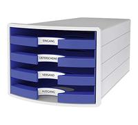 Han cajones caja Impuls, DIN A4/C4, 4 cajones abiertos, azul