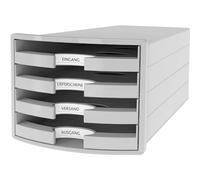 HAN Cajonera Impuls DIN A4/C4 4 cajones abiertos color gris