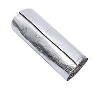 HANABASS Aislamiento Acústico del Coche, Aislante Acústico de Papel de Aluminio, Algodón Autoadhesivo 10mm, Plata, 1 Rollo, para Capó y Motor del Coche, Reducción de Ruido y Vibraciones
