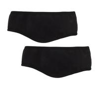 HANABASS Orejeras Cancelación de Ruido para Dormir en Dormitorios, Diadema Suave de Algodón Negro, Reducción de Ruido para Hombres y Mujeres, Pack de 2 Unidades