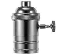 HANABASS Portalámparas Resistente al Calor de Fundición a Presión E27 Vintage en Aluminio y Cobre y Ligero para Iluminación Colgante Decorativa en Sótanos