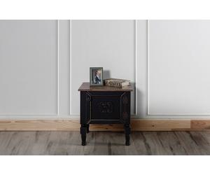 Hanah Home Ada Nightstand - Negro