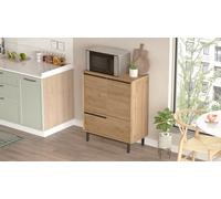 Hanah Home Armario de Cocina On8A-S Nogal