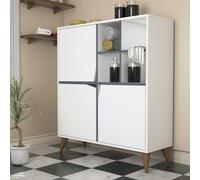 Hanah Home Armario Multiusos Pulse - Blanco y Azul