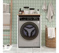 Hanah Home Armario para Lavadora Nord - ND10-SW Blanco y Roble