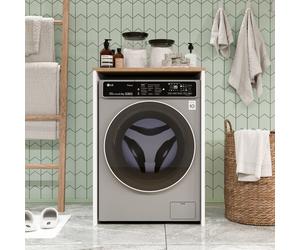 Hanah Home Armario para Lavadora Nord - ND10-SW Blanco y Roble