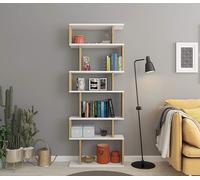 Hanah Home Bates Estantería Blanco y Roble