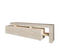 Hanah Home Beliz - Soporte de TV Travertino con Luces LED