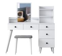 Hanah Home BJ101 - 2294 Mesa de Maquillaje Blanca