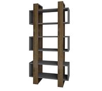 Hanah Home Bookshelf, Nogal Anthracite, Talla única