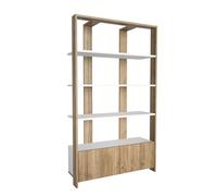 Hanah Home Bookshelf, Nuez Blanca, Talla única