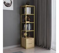 Hanah Home Bookshelf, Oro Roble, Talla única